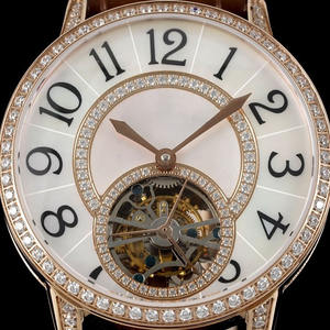 Reloj Mecánico de Mujer, Elegante y Casual, de Cuero, Ligero, de Lujo, con Diamantes, Resistente al Agua - Product Image 2