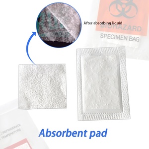 Pe nhựa 6 ''<span class=keywords><strong>x</strong></span> 9'' rõ ràng Zip khóa Kangaroo Túi biểu tượng tùy chỉnh in 3 lớp 2 mil Biohazard mẫu giao thông vận tải Túi - Product Image 6