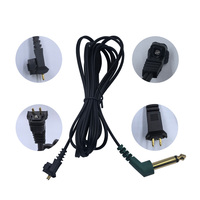 Accesorios para Audiómetro, Cable para Auriculares de Conducción Ósea B71 con Tornillo de Fijación
