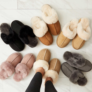 Chaussures d'extérieur chaudes <span class=keywords><strong>et</strong></span> douces <span class=keywords><strong>en</strong></span> <span class=keywords><strong>cuir</strong></span> véritable antidérapantes <span class=keywords><strong>en</strong></span> fourrure de mouton pour femme, idéales pour l'hiver, l'automne <span class=keywords><strong>et</strong></span> le printemps - Product Image 2