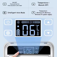Boîte de réfrigération portable à double compartiment pour insuline, à semi-conducteurs, pour voiture, maison, voyage, petite, rechargeable
