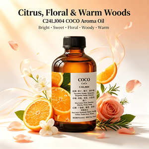 C24LJ004 COCO Aceite de Fragancia Floral Oriental, Aroma Cítrico Amaderado de Larga Duración para Difusor de Aroma Comercial para Hoteles y SPA - Product Image 1