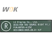   Écran de télévision LED LCD 55 pouces 165Hz Display LE550PQZ-HUE2, panneau de remplacement Open Cell pour réparation de téléviseur intelligent