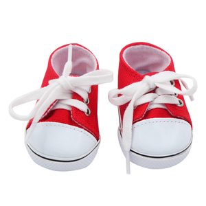 Zapatos de Lona para Muñecas Americanas de 18 Pulgadas, Suela de PVC a la Moda, Color Sólido, Mini Zapatillas para Muñecas de 18 Pulgadas, <span class=keywords><strong>Accesorios</strong></span> OEM ODM - Product Image 3