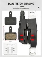 Kit de conversion de frein à disque hydraulique pour vélo électrique, kit de mise à niveau de frein à tambour arrière vers frein à disque pour pièces de scooter et vélo électrique