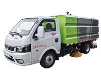 Truk Pencuci & Penyapu Kecil Dongfeng 4*2, Tangki Air 1.5m³, Hopper Debu 1.8m³, Untuk Operasi Sanitasi Kota