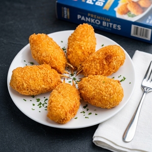 Pinces de crabe panées surgelées de qualité supérieure, croquantes et dorées, pour restaurants, amuse-gueules de fruits de mer pour la restauration en gros - Product Image 1