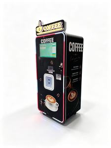 เครื่องจำหน่ายกาแฟอัตโนมัติเชิงพาณิชย์ พร้อมระบบตรวจสอบระยะไกล ตัวเครื่องอะคริลิค ความจุ 300-600 แก้ว บริการ 24 ชั่วโมง ไม่ต้องมีคนดูแล - Product Image 2