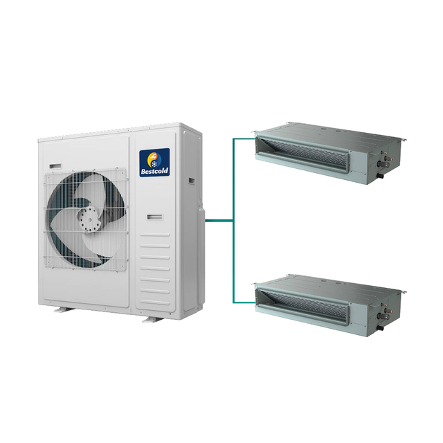 18000-42000btu SEER2 USA Inverter 208-230V 50/60Hz Mini AC Wall Split Air Conditioner Multi-Zone Heat Pump Hotel Household Use