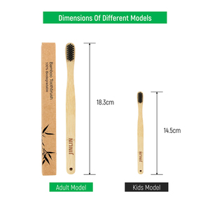 Bambuszahnbürste mit gekrümmtem Kopf – mittlere Festigkeit für gründliche Mundpflege - Product Image 6