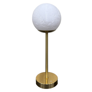 Cross-border Creative Moon Dimmable Rechargeable <b>Table</b> Lamp, Modern <b>LED</b> Minimalist Decorative Bedside Bedroom Night <b>Light</b> - Product Image 4