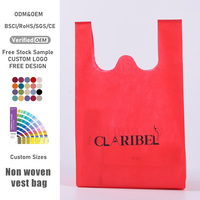 Sac de courses personnalisé avec logo, écologique, en tissu non tissé recyclable