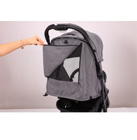 Poussette bébé SHUANGXING SX-S600, nouvelle poussette pliable avec cadre en alliage d'aluminium, barre de traction, pliage à une touche, poussette élégante pour tout-petits de 0 à 3 ans