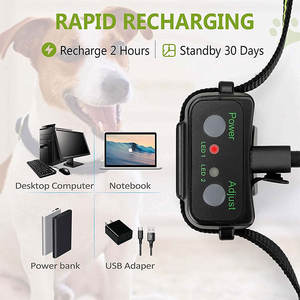 B390 — <span class=keywords><strong>collier</strong></span> <span class=keywords><strong>Anti</strong></span>-<span class=keywords><strong>aboiement</strong></span> Intelligent, pour l'entraînement, sécurité des animaux domestiques, câble USB, OEM et ODM <span class=keywords><strong>à</strong></span> 3 niveaux + 20 heures, vente en gros, b460 - Product Image 6