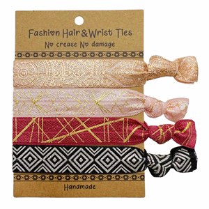 Elastico per Capelli con Scritta 'Let's Travel Cutie' in Oro e Argento, I DO Beach Mermaid, Braccialetto per Regali Promozionali ed Eventi Nuziali - Product Image 4