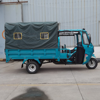 Tricycle motorisé à essence 300cc avec moteur à refroidissement par eau, nouveau modèle chinois, benne basculante pour transport agricole et minier, capacité 2000kg