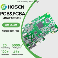 Ensamblaje de PCB Multicapa Personalizado de Alta Calidad de 1-20 Capas, Pruebas AOI, Sistemas de Control de Automatización Industrial FR4 de Alta Gama