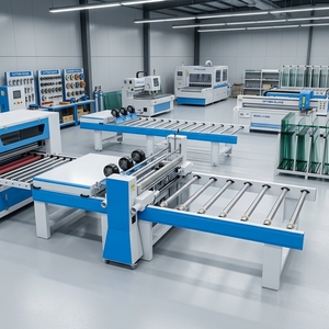 Máquina laminadora de láminas HPL/<span class=keywords><strong>CPL</strong></span> Prensa de rodillos de pegamento termofusible PUR para producción y laminación de MDF - Product Image 6