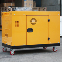 Newland Hochwertiger 8kW 10kW 12kW 15kVA Generator 4-Takt Einzylinder Super Leiser Dieselgenerator zum Verkauf