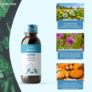 Formule à base de <span class=keywords><strong>plantes</strong></span> OEM/ODM sous marque privée pour la détoxification et la purification du <span class=keywords><strong>foie</strong></span>, boisson anti-gueule de bois, suppléments buvables pour la santé hépatique - Product Image 5