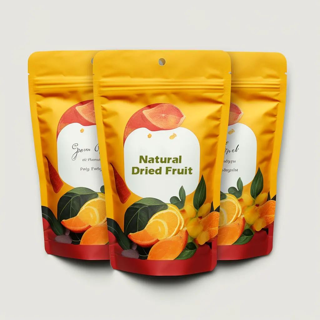 Sachet debout zip-lock refermable imprimé personnalisé Sacs en plastique d'emballage de fruits secs mélanges de bonbons fruits secs thé aromatisé thé