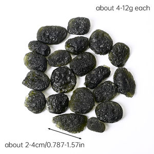 Cristales Espirituales de Alta Calidad, Meteorito Verde Moldavita, Piedra Aerolita para Meditación - Product Image 6