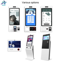 Sistem Manajemen Antrian Pembayaran Mandiri Kios Layar Sentuh Kapasitif 10 Titik LCD Full HD Otomatis untuk Lift di Pusat Perbelanjaan