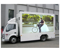 Écran publicitaire LED mobile intelligent personnalisé P6 P8 pour camion publicitaire, remorque, panneau d'affichage extérieur