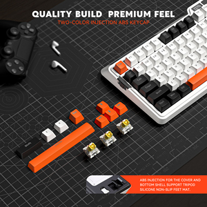 For 60% 75% 68 82 Keys Hot Swappable 2.4G Wireless Wired RGB Anti-ghosting Programmable USB 2.0 Gaming Mechanical Keyboard ZIFRI - Product Image 6