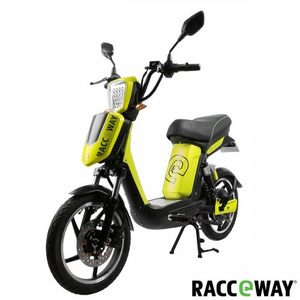 Skuter Listrik Bersertifikat EEC COC 48V 350W 25KM/JAM Pedal Assist Dewasa E Moped Motorbike Stok EU - Product Image 4