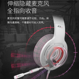 เอ็ดดิฟายเออร์ GM660 หูฟังสำหรับเล่นเกมแบบครอบหูไดร์เวอร์แบบไดนามิกเสียงพีซีสไตล์มินิมอล โครงสร้างพลาสติก - Product Image 3