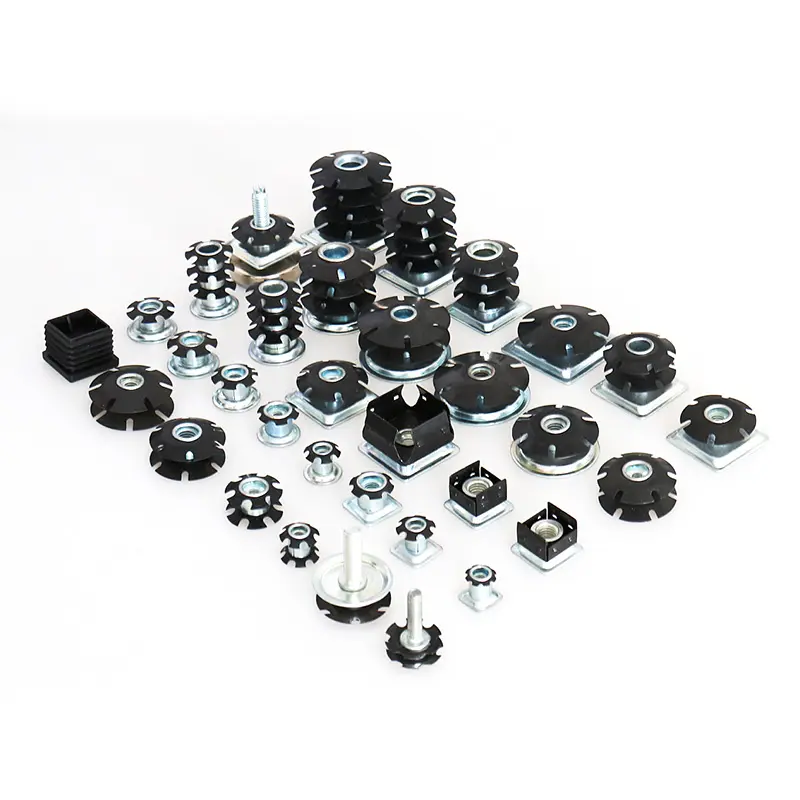 Hyderon Best Selling M6 M8 M10 M12 Stem Thread Sunflower Star Nut Round Tube Threaded Inserts