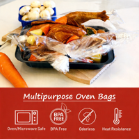Sacs de cuisson PET pour poulet rôti, poulet, dinde, volaille, emballage de pain cuit au four