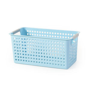 Vente en gros Grand panier de rangement en plastique transparent avec poignée Conteneurs pliables robustes à ouverture frontale - Product Image 5