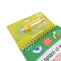 Livre de coloriage magique à l'eau avec stylo, sans salissures, pour tout-petits, pages en carton épais, fabricant en gros