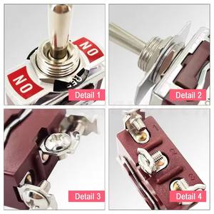 Saklar Rocker Toggle 12V <span class=keywords><strong>3</strong></span> Posisi ON OFF ON <span class=keywords><strong>2</strong></span> Posisi ON-ON 250VAC15A 125VAC 20A untuk Kapal Yacht Instrumen Otomatis <span class=keywords><strong>Pilot</strong></span> - Product Image 3