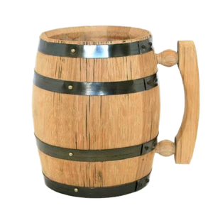 Porte-vin LUFAN LF-063 en bois de pin et chêne, écologique, style américain, taille personnalisée, capacité 5L, 10 pièces - Product Image 1