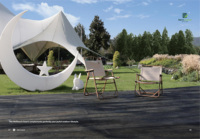 Planches de terrasse en polyuréthane antidérapantes, sans entretien, résistantes aux UV, faciles à assembler, anti-décoloration, composite PU, bord arrondi