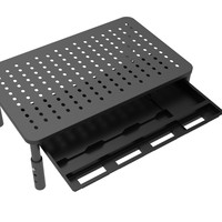 Aluminium PC-montagekar-displaystandaard voor desktopcomputer, laptop en monitor