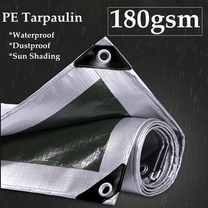 Bâche PE non tissée enduite argentée <span class=keywords><strong>verte</strong></span> 180 GSM 2m x 3m anti-UV pour plantes <span class=keywords><strong>de</strong></span> jardin, abri <span class=keywords><strong>de</strong></span> jardin, tente, housse <span class=keywords><strong>de</strong></span> chaise, imperméable - Product Image 2