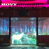 Système de projection interactif de réalité augmentée HOVY, salle de restaurant immersive en 3D holographique, écran LCD, résolution 1920x1200