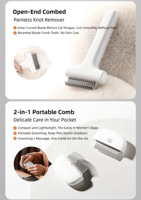 Kit de toilettage pour animaux 6-en-1 avec jouet laser, ensemble de soins pour chiens et chats comprenant une brosse anti-poils et des coupe-ongles dans un coffret cadeau