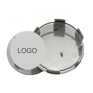 Emblema de cubo de rueda de aleación cromada negra de 60 mm, tapa central de llanta para <span class=keywords><strong>Peugeot</strong></span> 301 206 307 308 408 - Product Image 1