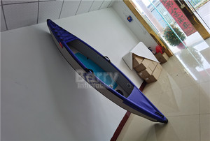 Canot de pêche <span class=keywords><strong>gonflable</strong></span> non permanent pour 2 personnes, bateau à rames, <span class=keywords><strong>Kayak</strong></span> <span class=keywords><strong>gonflable</strong></span> avec option d'entraînement à pédale - Product Image 6