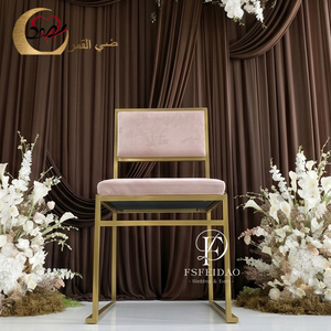 Modern Gold <b>Frame</b> <b>Pink</b> Velvet Hotel Chair Solid Back Tapered Legs Indoor Commercial Furniture - Product Image 3