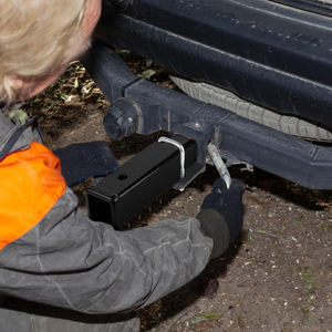 AMBITION Rallonge d'attelage de <span class=keywords><strong>remorque</strong></span> 12 ''à usage intensif Tube récepteur 2" adapté à une capacité de 6000 Lbs avec trou d'épingle 5/8 ''Pièces de <span class=keywords><strong>remorque</strong></span> - Product Image 6