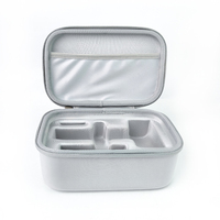 Étui de rangement double couche classique et simple en EVA avec fermeture éclair pour sèche-cheveux et outils chauffants de voyage