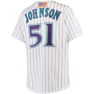 Camisetas de Béisbol Cosidas para Hombre, Corbin Carroll, Ketel Marte, <span class=keywords><strong>Randy</strong></span> <span class=keywords><strong>Johnson</strong></span>, Tallas S-3XL - Product Image 4