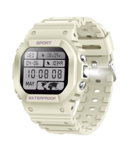 Montre intelligente unisexe, moniteur de sommeil, moniteur de fréquence cardiaque, bracelet en TPU, télécommande, longue durée de vie de la batterie, suivi d'activité, étanche IP68, Android - Product Image 4