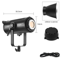 TOLIFO X-400B Plus 400W Lumière vidéo LED Contrôle par application et DMX Éclairage continu bicolore pour la photographie en studio et le tournage de films